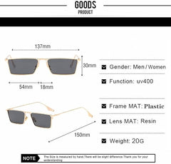 Small Rectangle MC STAN Sunglasses