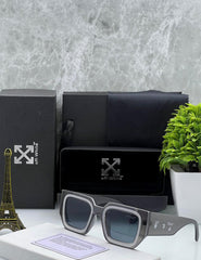 Of-White - Francisco Square-Frame Tinted Sunglasses Luxury - Off-White Eyewear