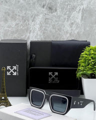 Of-White - Francisco Square-Frame Tinted Sunglasses Luxury - Off-White Eyewear