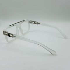L.V. MATTE WHITE BIG SIZE PRIMIUM LOOK  FRAME