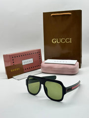 Guchi Stylish Oversize Square Sunglasses for Men Women-FunkyTradition