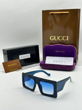 Guchii 9621 Glitter Oversized Sunglasses