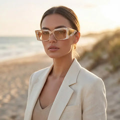 Deeta 026 Square Rim Sunglasses