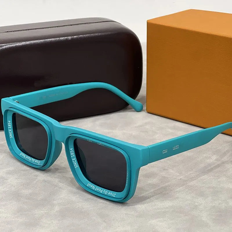 L.V. NEW 7782  Super Vision Square Sunglasses