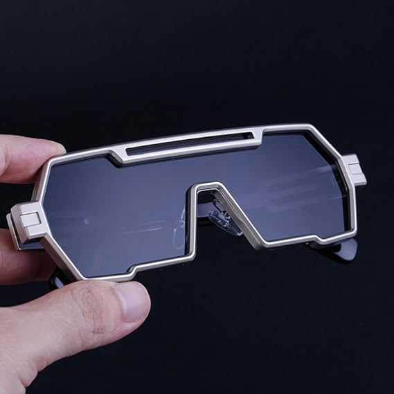 MRCK JACOB For Men Oversized Sunglasses Women Trendy  Glasses One Pieces