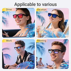 AI Translator Glasses - 2026 Smart Glasses with Slidable