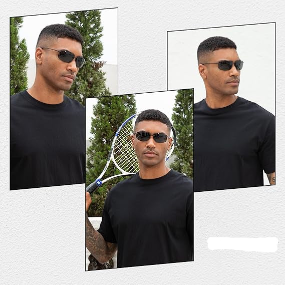Silhouette Sunglasses Grey Sporty  Sunglasses for Men and Women