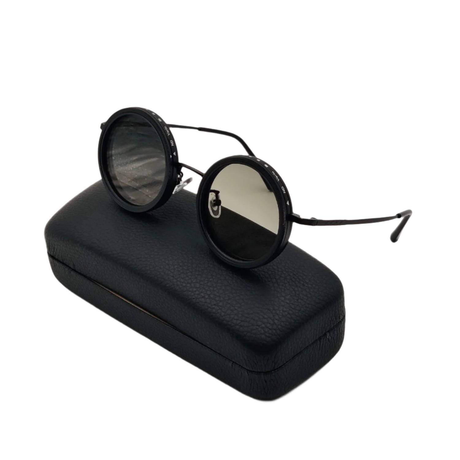 Rounded Polarized Glasses Adjustable  Sunglasses