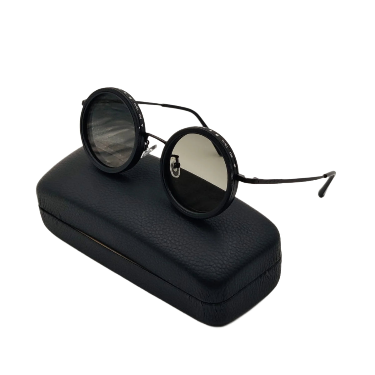 Rounded Polarized Glasses Adjustable  Sunglasses