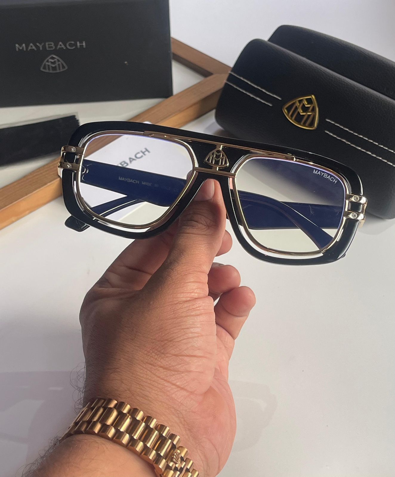 MAYBAK BIG SIZE CHROME FRAME UNISEX