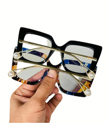 FENDEE Oversized Blue Light Glasses for Women
