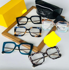 FENDEE Oversized Blue Light Glasses for Women