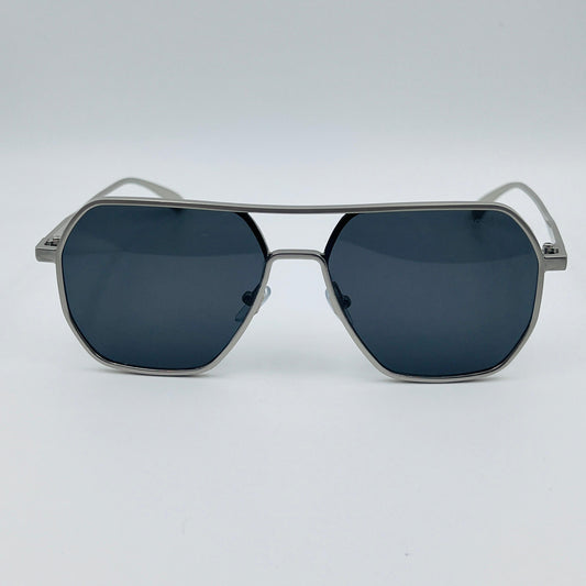 MARC JACOBS SILVER METALIC MATTE SUNGLASSES