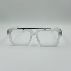 MATTE WHITE BIG SIZE PRIMIUM LOOK SUNGLASSES FRAME