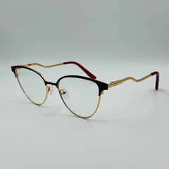 Girls Cat eye fancy Eye Were Frame With Blue Cut Glasees