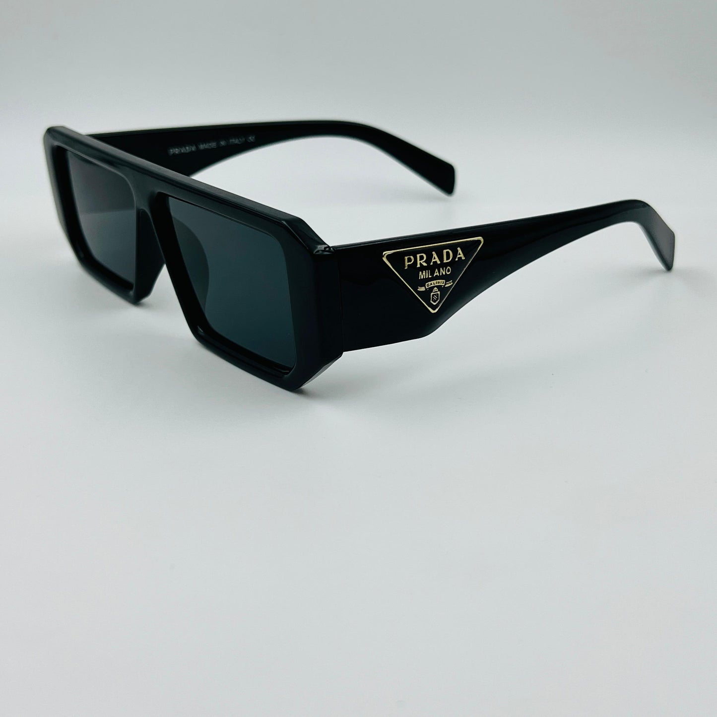 PRADA BLACK BOLD SINE UNISEX SUNGLASSES