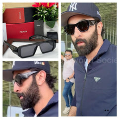 PRDA BLACK BOLD SINE UNISEX SUNGLASSES