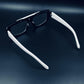PURE WHITE/BLACK SUNGLASSES FRAME BOLD LOOK