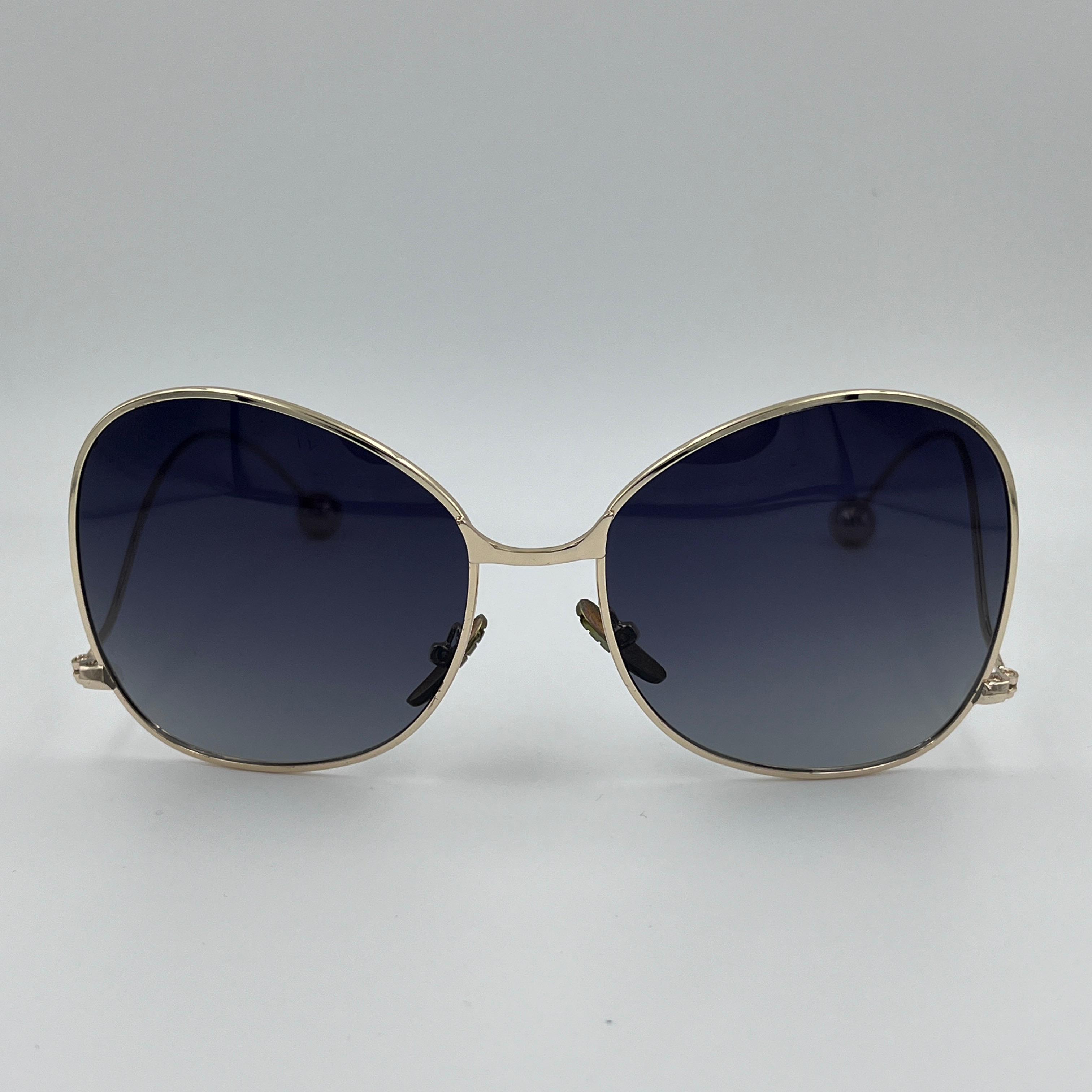 Woman Metal Ball  High Quality UV Sunglasses