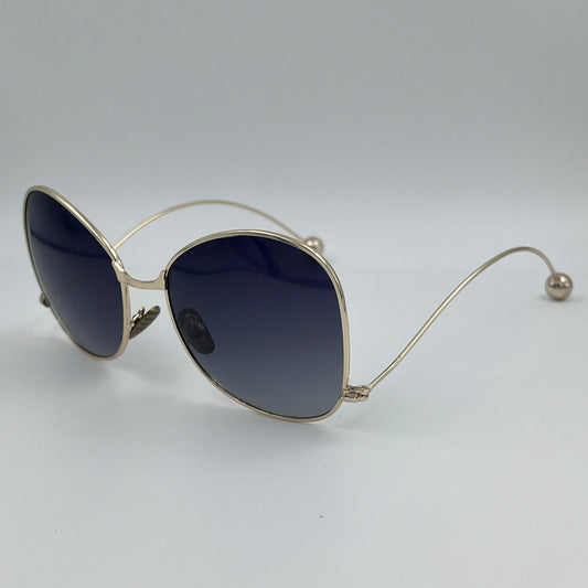 Woman Metal Ball Frame High Quality UV protected PVC Sunglasses