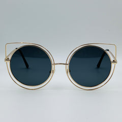 Stylish Cat-eye Round UV Protected Sunglasses For Women