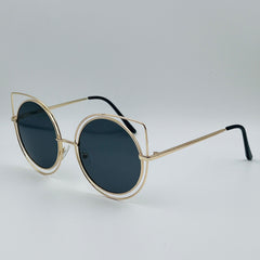 Stylish Cat-eye Round UV Protected Sunglasses For Women