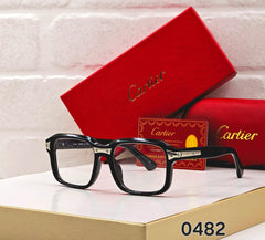 Carteer Bold Black Unisex Frames Sunglasses